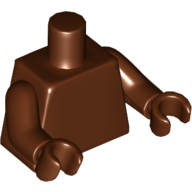 Lego tělo, červeno hnědá (4221771)